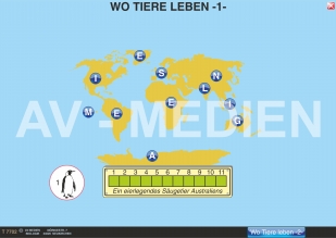 Wo Tiere leben / Tierwanderungen